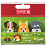 Radiergummi-Set „Hund“ | 3 Stück
